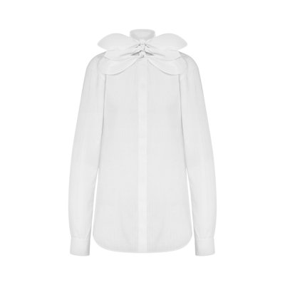 THE COTTON POPLIN JACQUARD SHIRT